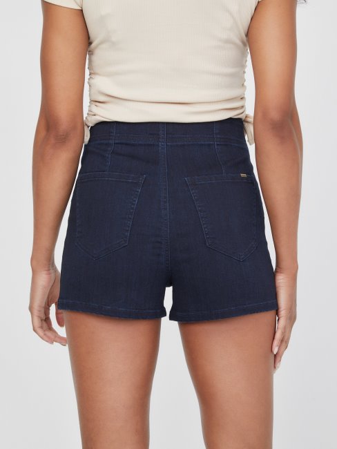 Guess Court Corset Eco Braise Délavé Foncé