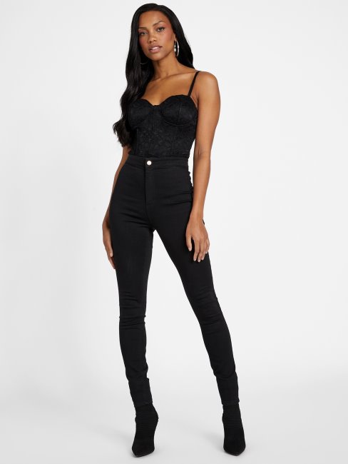Guess Body Bustier Jinny Noir De Jais