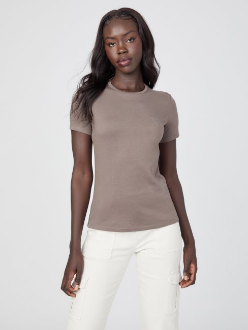 Josie Logo Tee équestre Marron Guess