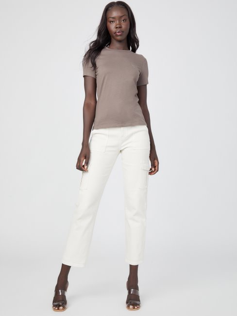 Josie Logo Tee équestre Marron Guess