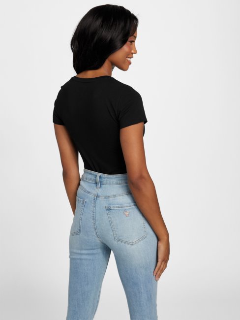 Tee Shirt Lydia Eco Devine Noir De Jais