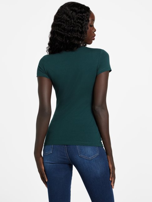 Tee Eco Renarde Deviner Jade Foncé