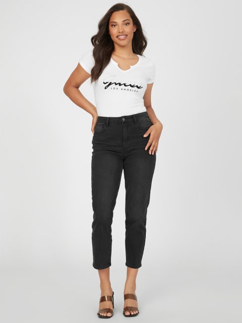 T-shirt à Logo Guess Pur Anis Blanc