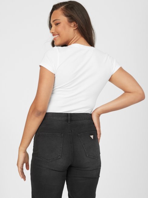 T-shirt à Logo Guess Pur Anis Blanc