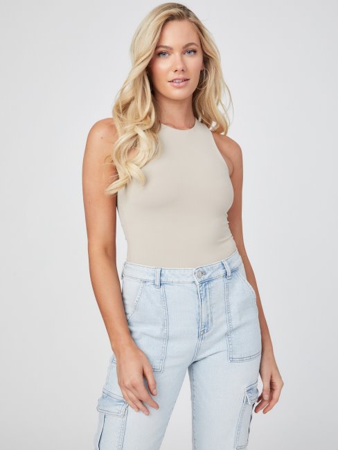 Guess Barb Body Sans Couture Velours Taupe