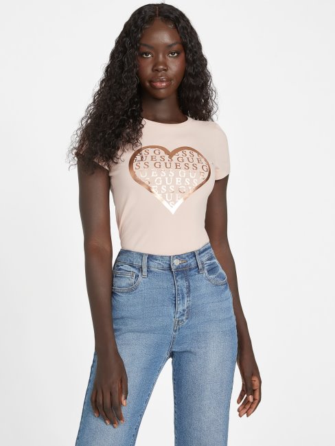 Tee Shirt Libi Coeur Vapor Rose Deviner