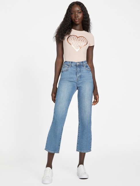 Tee Shirt Libi Coeur Vapor Rose Deviner