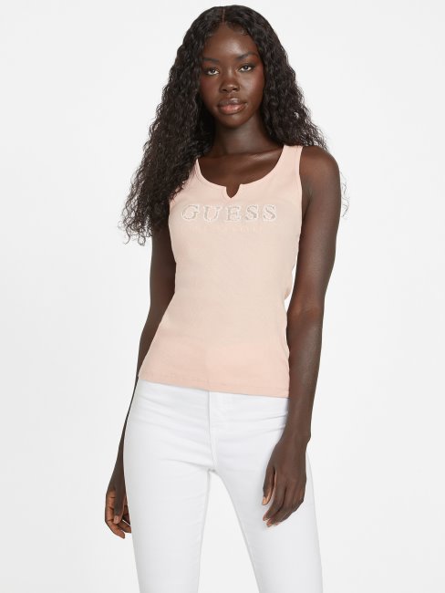 Débardeur Logo Sebas Vapor Rose Guess
