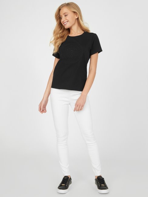 T-shirt à Logo Bria Noir De Jais