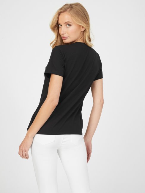 T-shirt à Logo Bria Noir De Jais