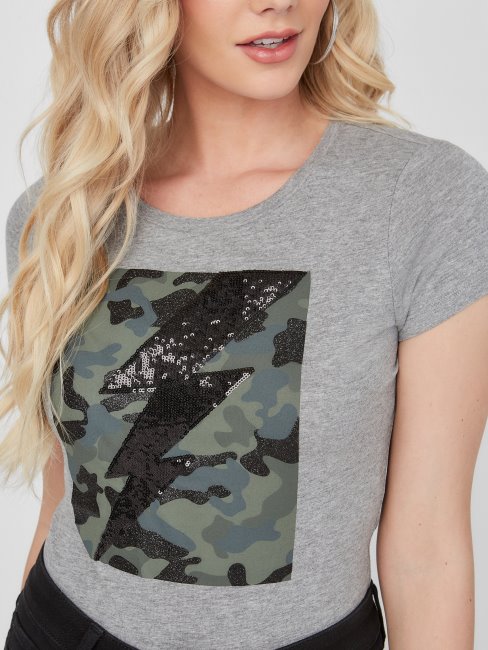 T-shirt Rene éco Anthracite Moyen Chiné