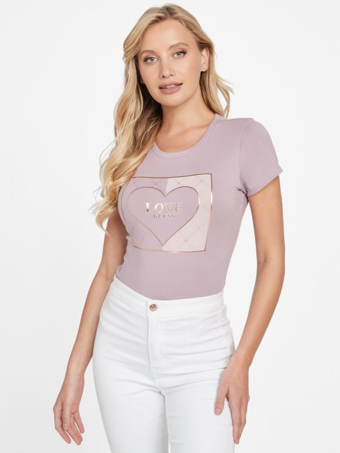 Tee Shirt Guess Eco Lourdes Orchidée Vanda