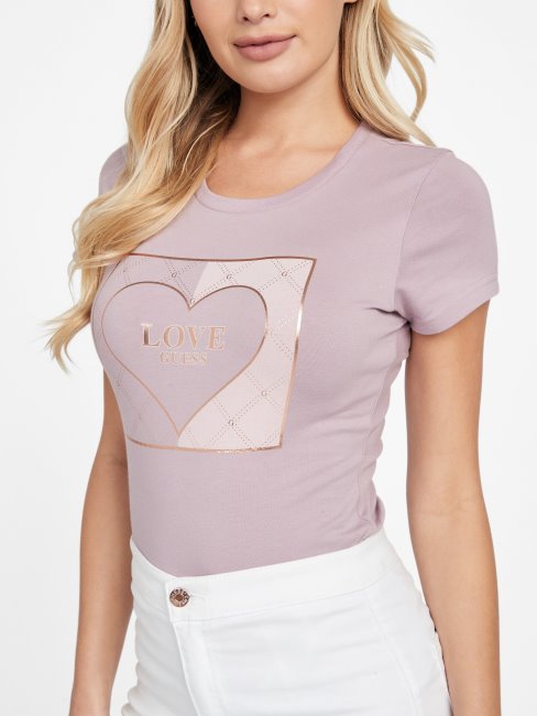 Tee Shirt Guess Eco Lourdes Orchidée Vanda