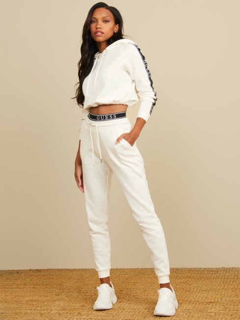 Blanc/scuffy Pantalon De Jogging à Logo Blanch Guess