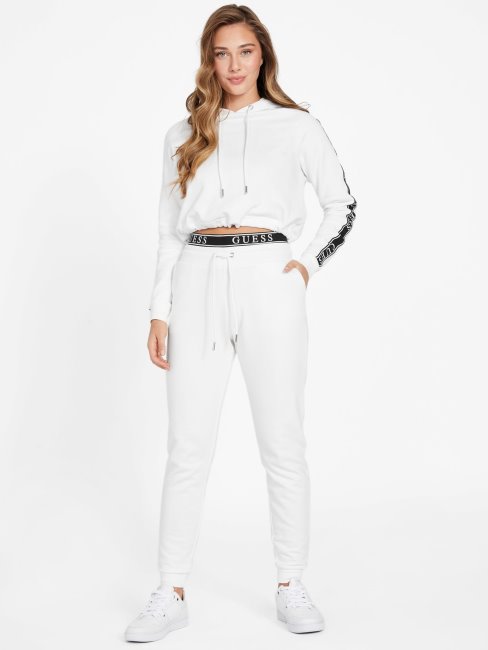 Blanc/scuffy Pantalon De Jogging à Logo Blanch Guess