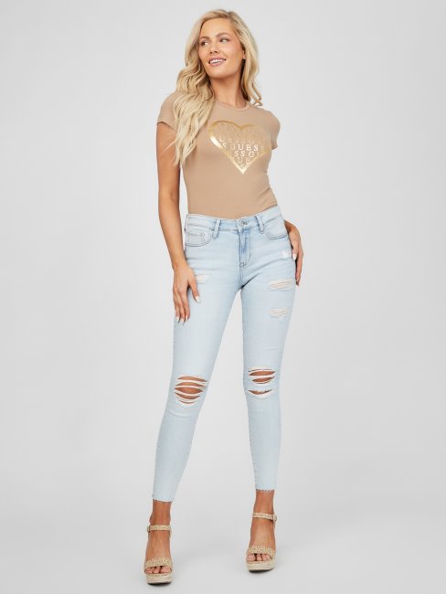 T-shirt Cœur Libi Devinez Le Sable Mouillé