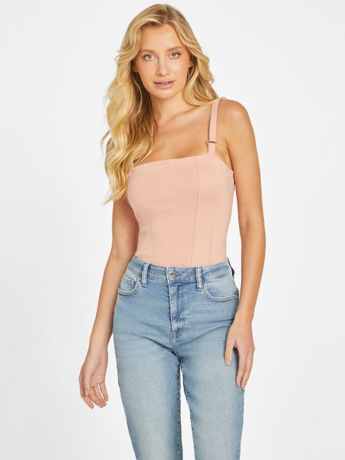 Guess Body Sans Manches Pêche Rose Tahira