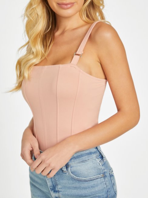 Guess Body Sans Manches Pêche Rose Tahira