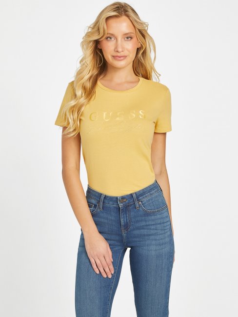 Eco Sallie Logo Tee Poussiéreux Lever Du Soleil Suppose