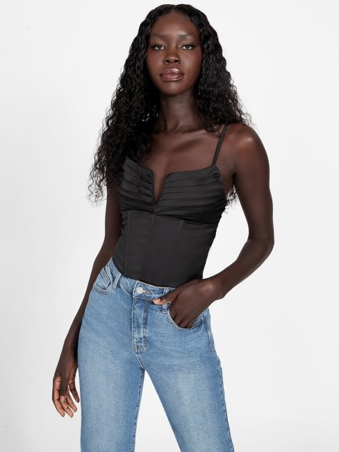 Top Corset Eco Leo Noir Jet Guess