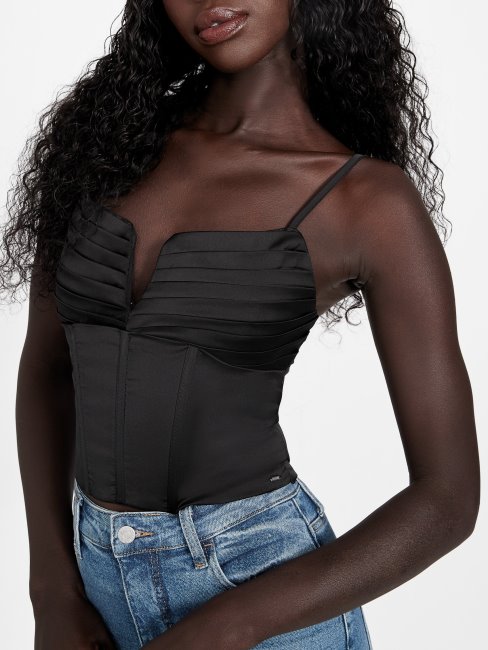 Top Corset Eco Leo Noir Jet Guess