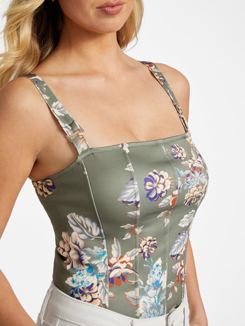 Body Sans Manches Imprimé Tahira Guess Infused Lux Print