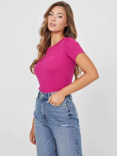 T-shirt à Logo Guess Josie Fleur D'anémone