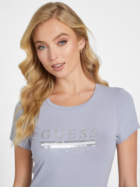 T-shirt Provence Essence à Sequins Sterling Guess