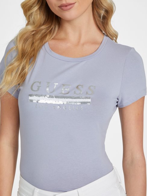 T-shirt Provence Essence à Sequins Sterling Guess