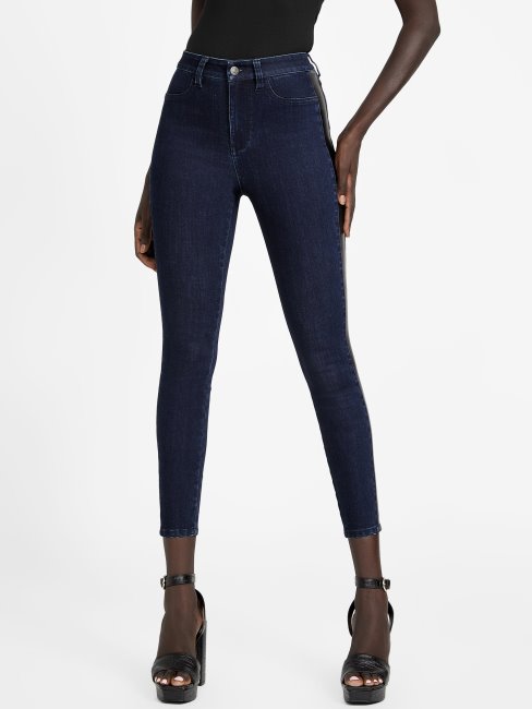 Guess - Jean Skinny Petra écologique Délavé Foncé