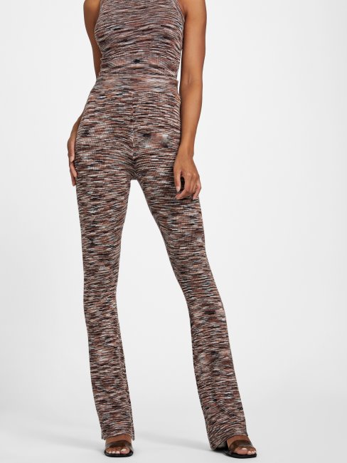 Pantalon En Tricot Eco Sheena Flare Guess Hickory Manor Multi