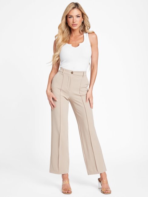 Pantalon Guess Pascual Velours Taupe