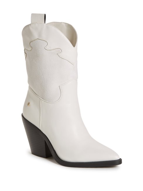Bottes Western Guess Kaz Blanches