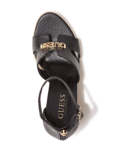 Espadrilles Compensées Jessi Noires Guess