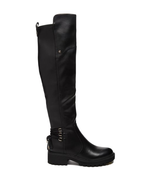 Guess Black1 Bottes Hautes à Lacets