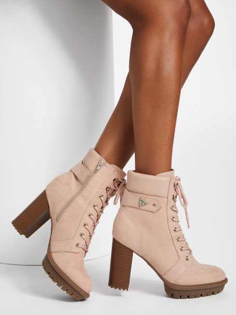 Chaussons De Combat Guess Emmalee Rose Clair