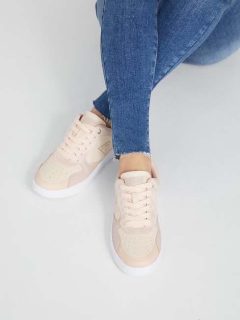 Guess Prink Paniers Basses Naturel Clair