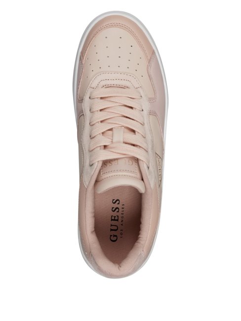 Guess Prink Paniers Basses Naturel Clair