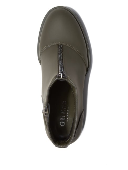 Emberly Bottines Zippées Guess Vert Poussiéreux