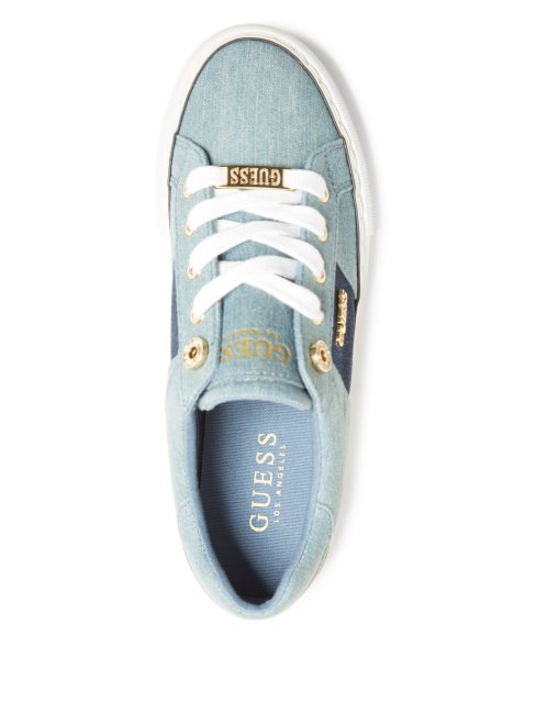 Guess Baskets Basses Lookat Bleu Moyen