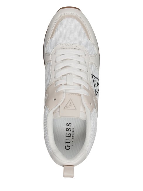 Guess Effort Paniers Rétro Ivoire