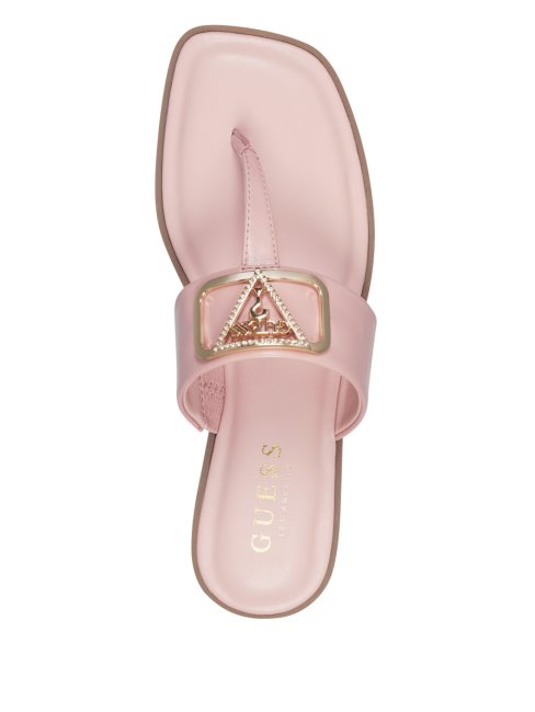 Sandales Guess Rose Clair à Bride En T Frosty Bling