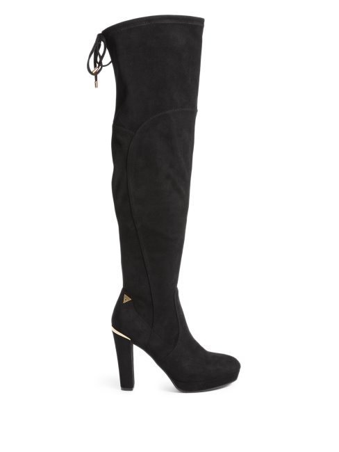 Bottes Noires1 Ladawn Cuissardes Guess