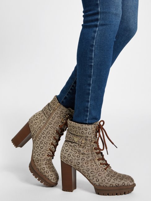 Guess Md Burn Back Emmalee Logo Bateaux Combat