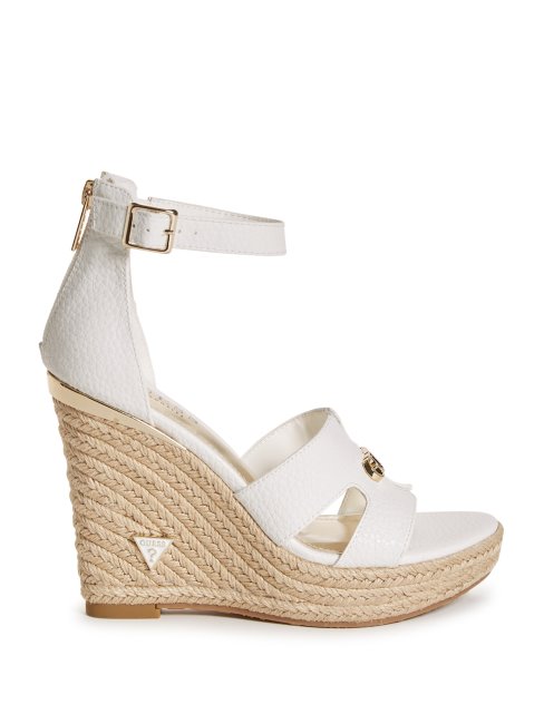 Espadrilles Compensées Jessi Blanches Guess