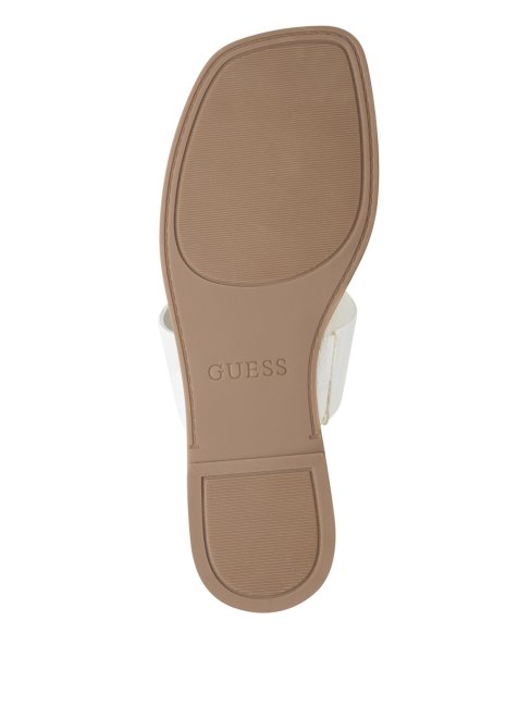 Sandales à Bride En T Bling Givrées Guess Panna