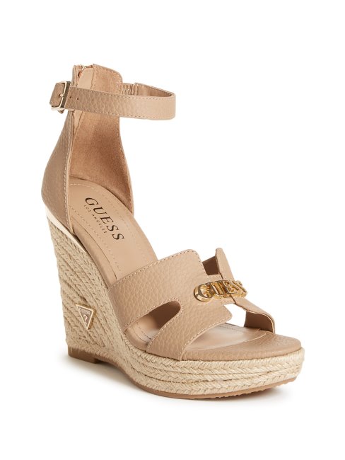 Jessi Espadrilles Compensées Bronzage Deviner