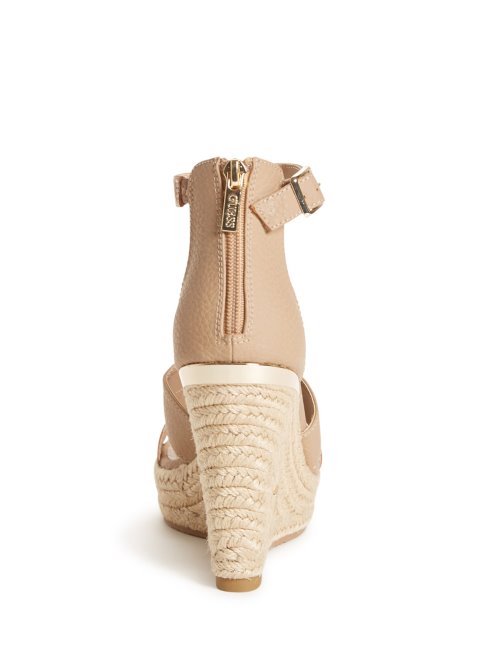 Jessi Espadrilles Compensées Bronzage Deviner