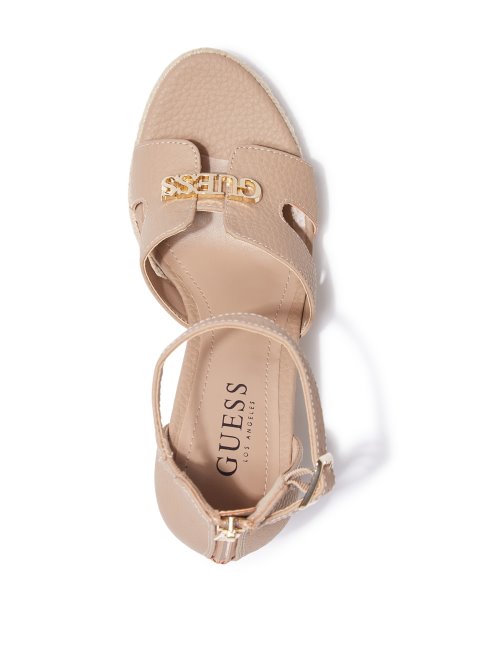 Jessi Espadrilles Compensées Bronzage Deviner