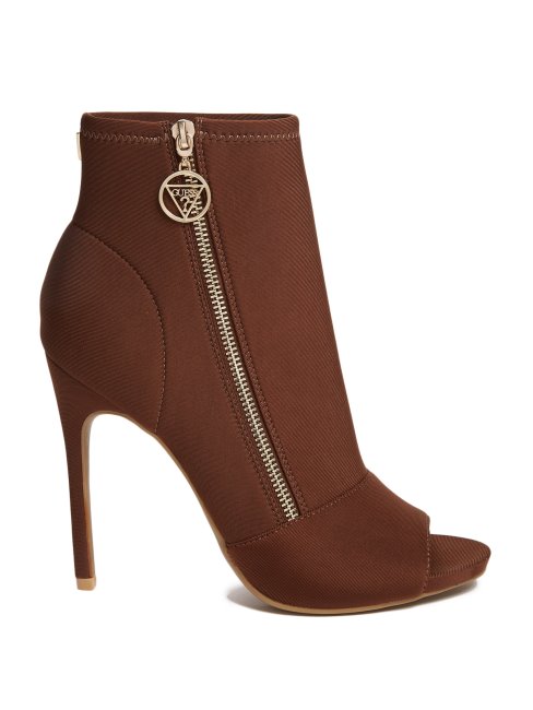 Monika Stiletto Booties Guess Chocolat